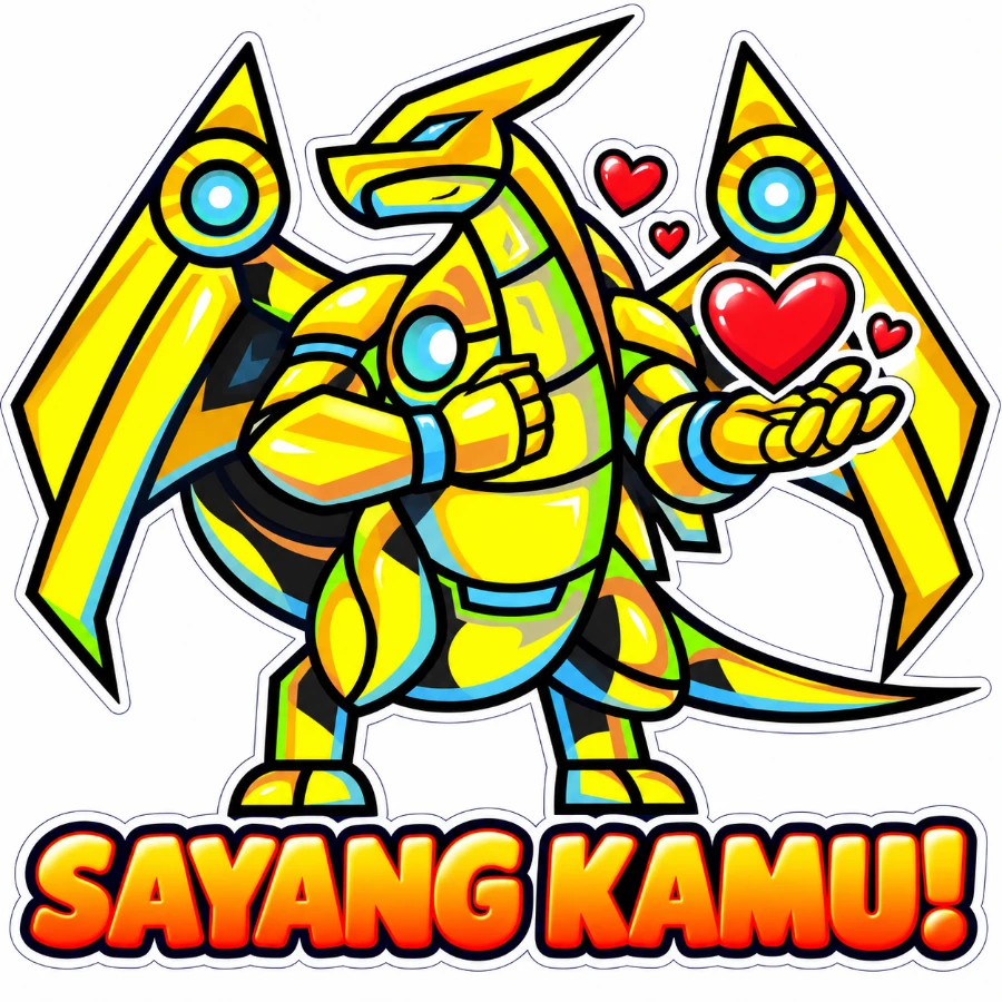 Stiker Takajo: SAYANG KAMU!