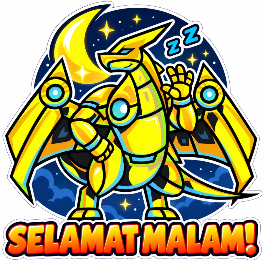 Stiker Takajo: SELAMAT MALAM!