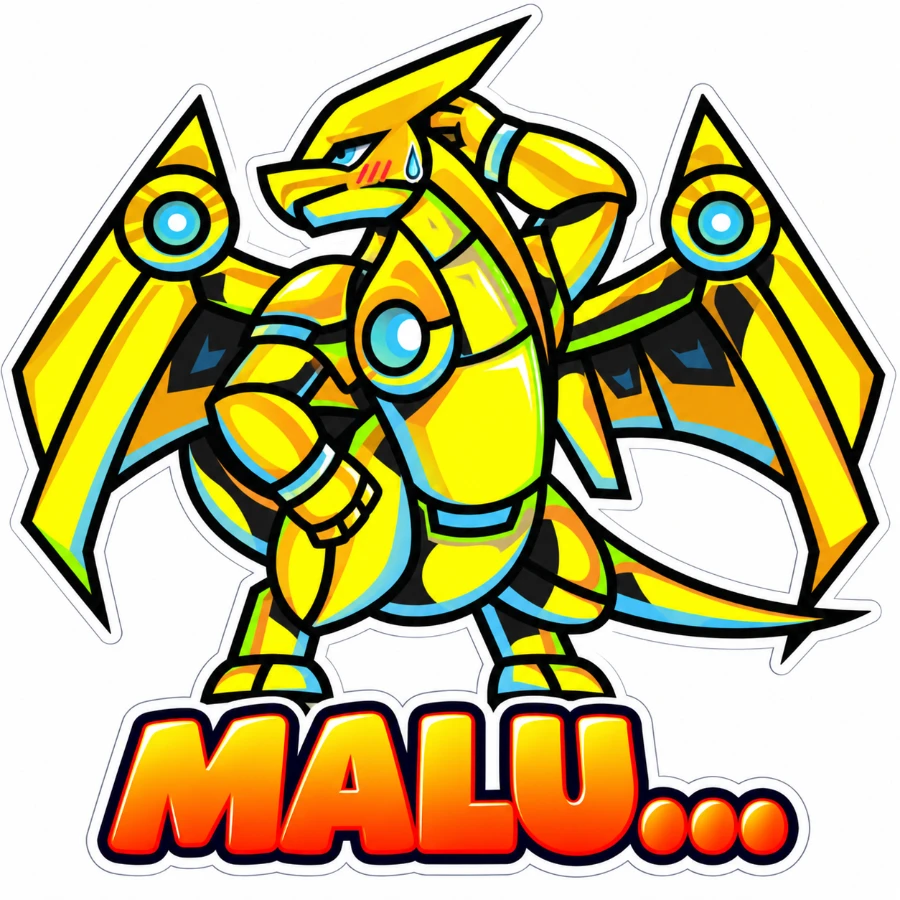 Stiker Takajo: MALU...