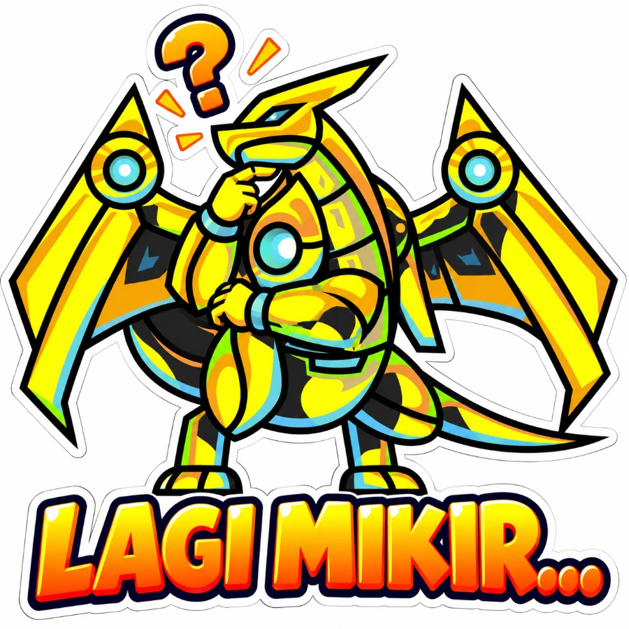 Stiker Takajo: LAGI MIKIR...