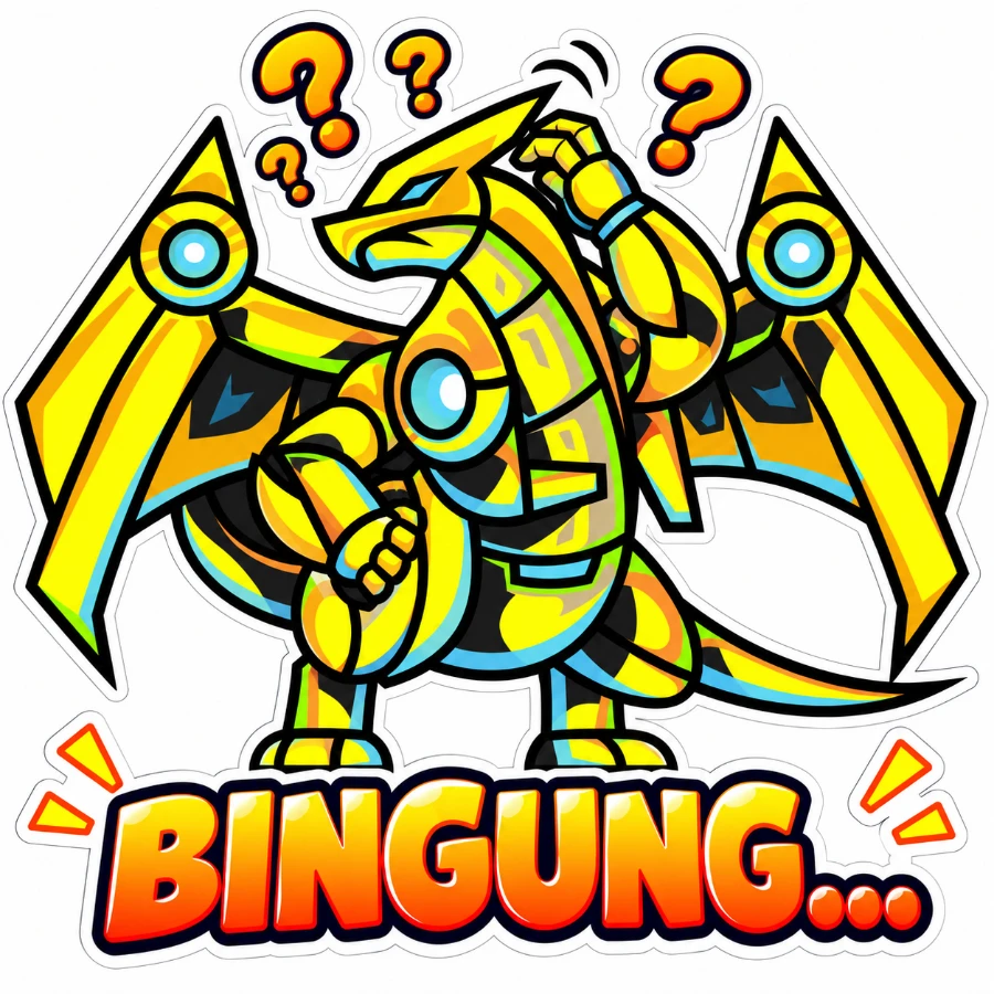 Stiker Takajo: BINGUNG...