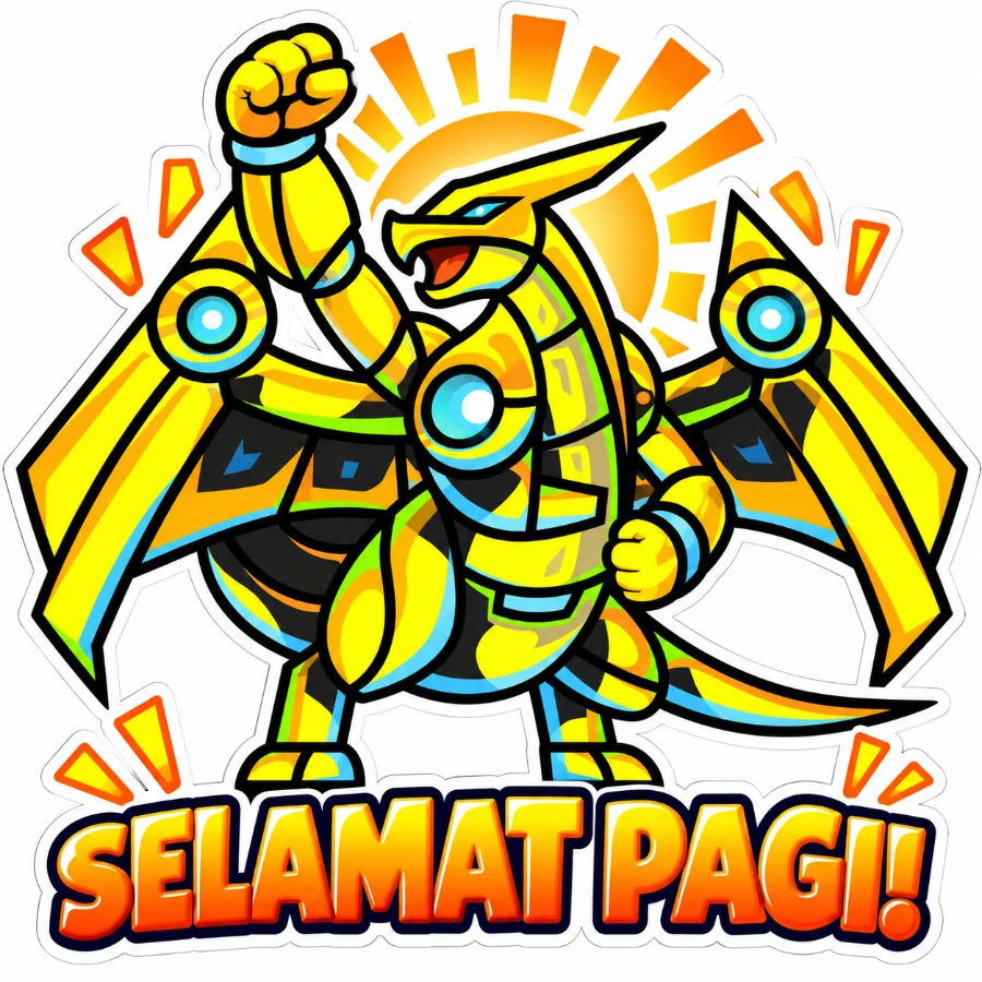 Stiker Takajo: SELAMAT PAGI!