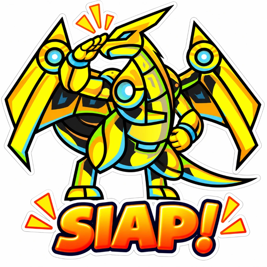 Stiker Takajo: SIAP!