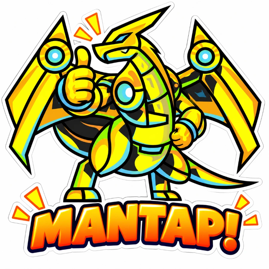 Stiker Takajo: MANTAP!