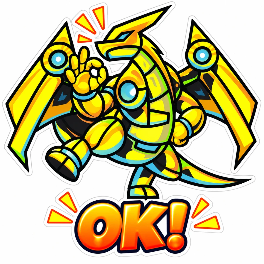 Stiker Takajo: OK!