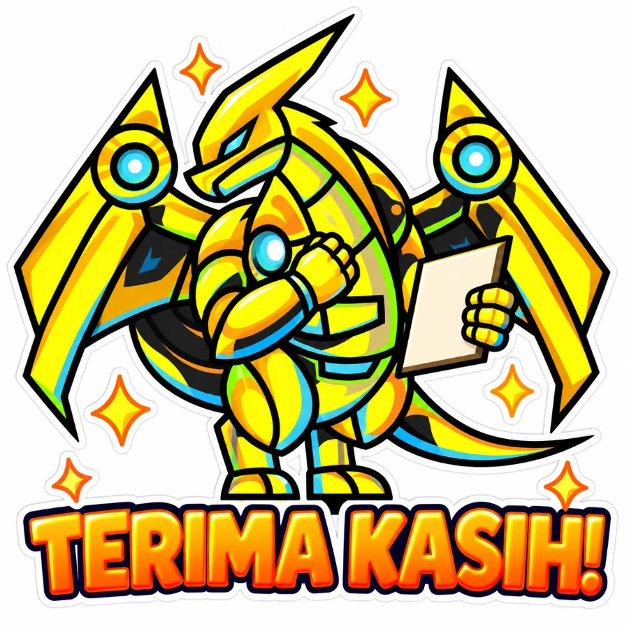 Stiker Takajo: TERIMA KASIH!