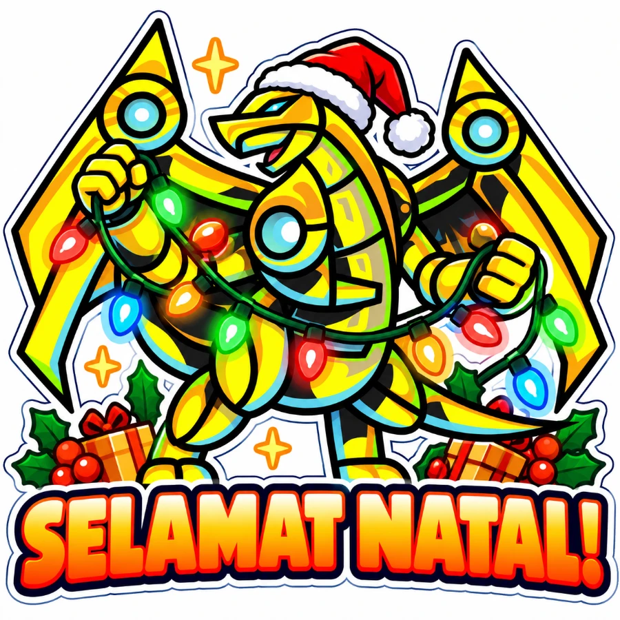 Stiker Takajo: SELAMAT NATAL!