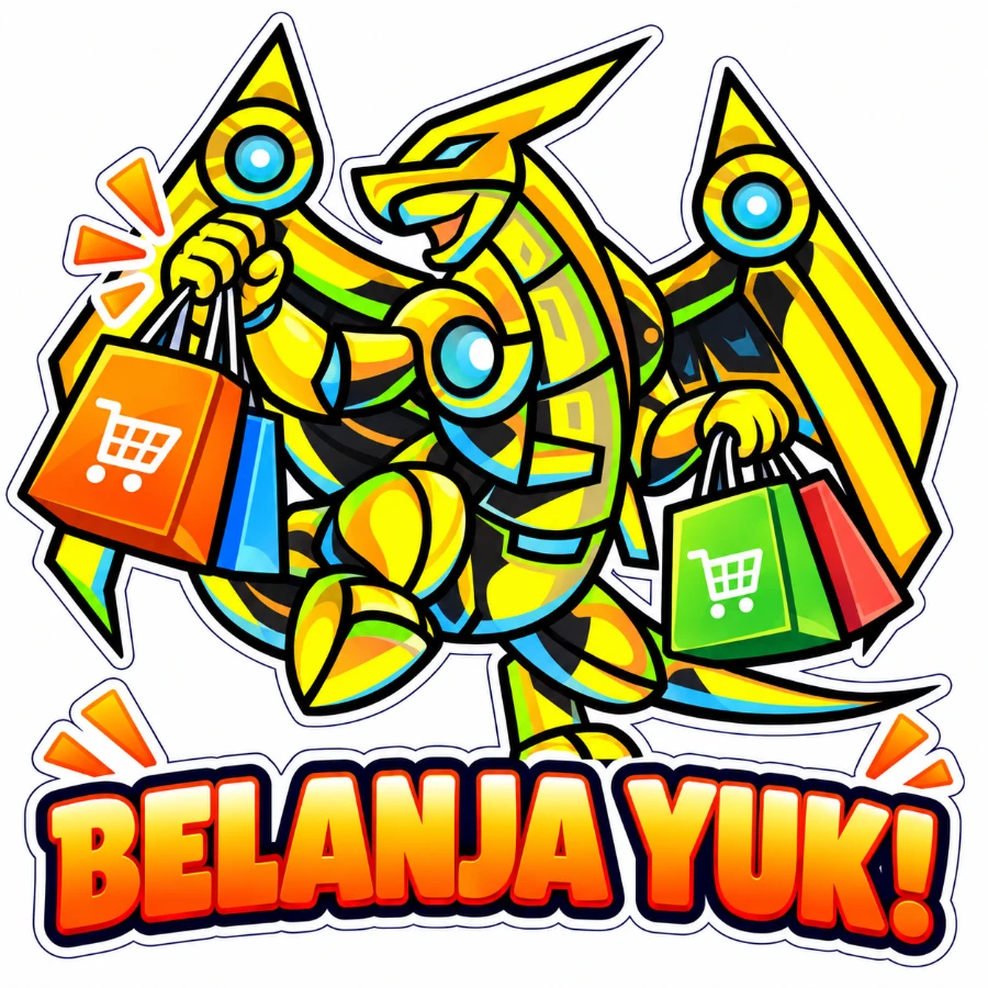 Stiker Takajo: BELANJA YUK!