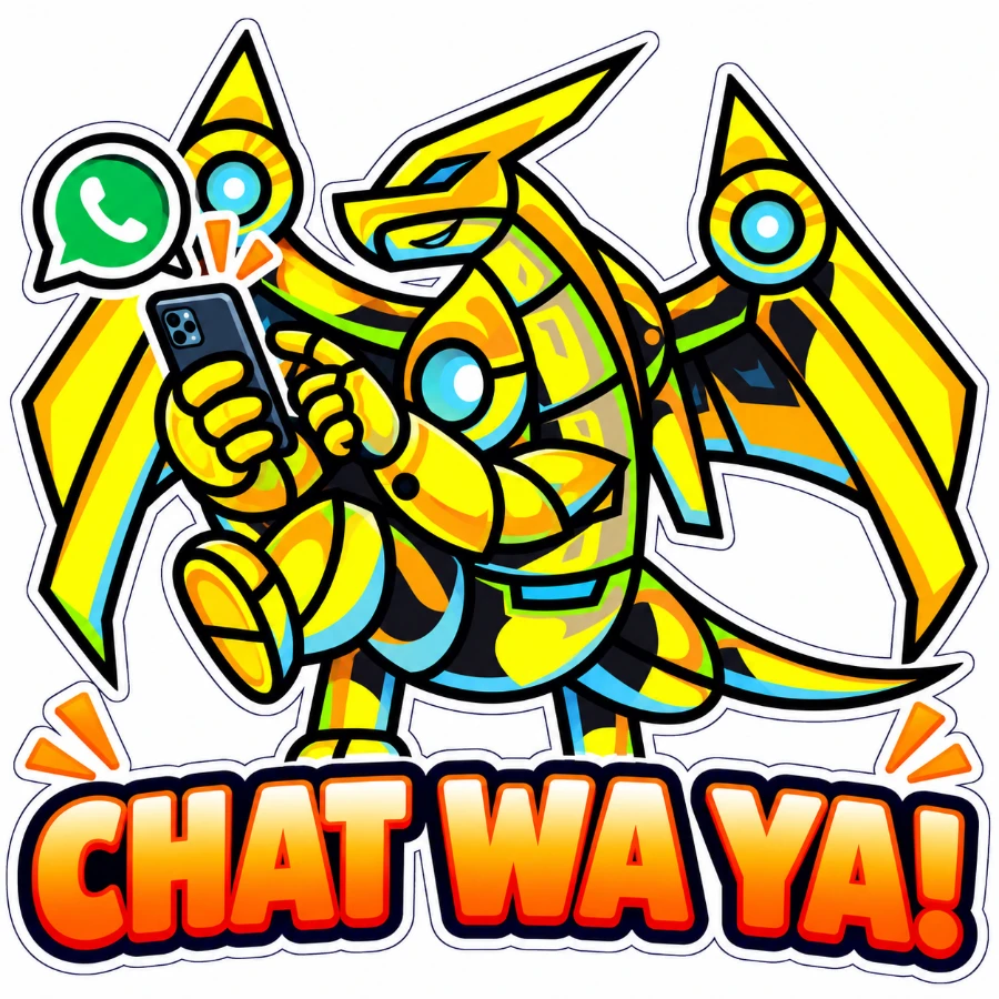 Stiker Takajo: CHAT WA YA!