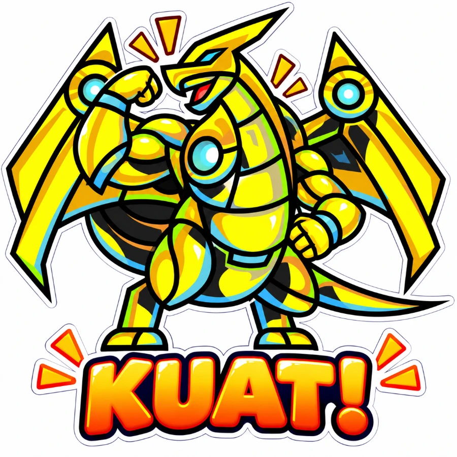 Stiker Takajo: KUAT!